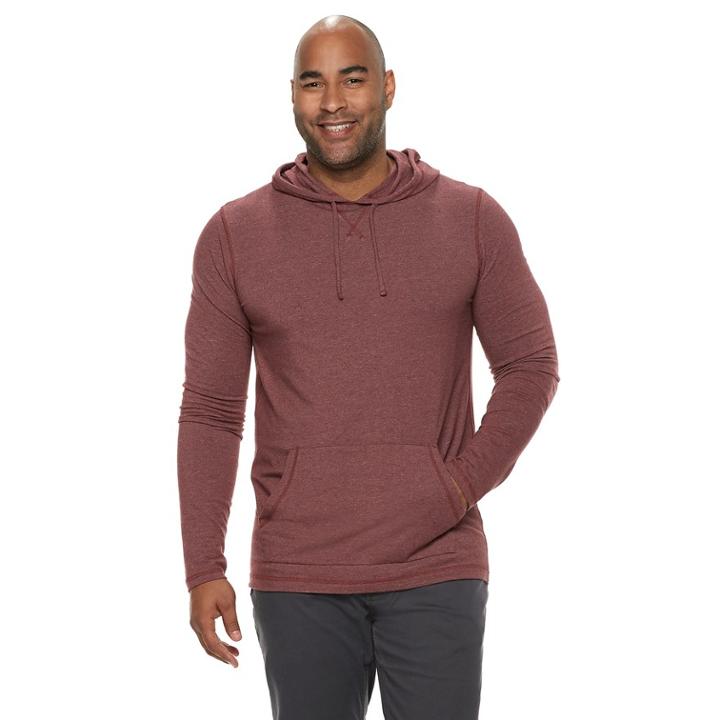 Men's Sonoma Goods For Life&trade; Supersoft Modern-fit Hoodie Tee, Size: 2xb, Dark Red