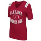 Women's Campus Heritage Alabama Crimson Tide Distressed Graphic Tee, Size: Xxl, Dark Red