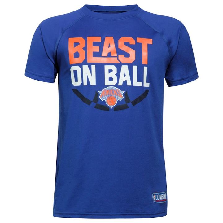 Boys 8-20 Under Armour New York Knicks Beast On Ball Tee, Size: Large, Blue