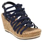 Sugar Jurassic 2 Women's Platform Wedge Sandals, Size: Medium (8), Blue