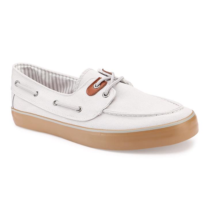Xray Sangay Men's Boat Shoes, Size: 9.5, Light Grey