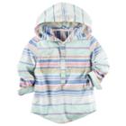 Boys 4-8 Carter's Hooded Half-button Striped Shirt, Boy's, Size: 8, Ovrfl Oth