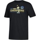 Men's Adidas Golden State Warriors 2017 Nba Champions Reputation Locker Room Tee, Size: Small, Black