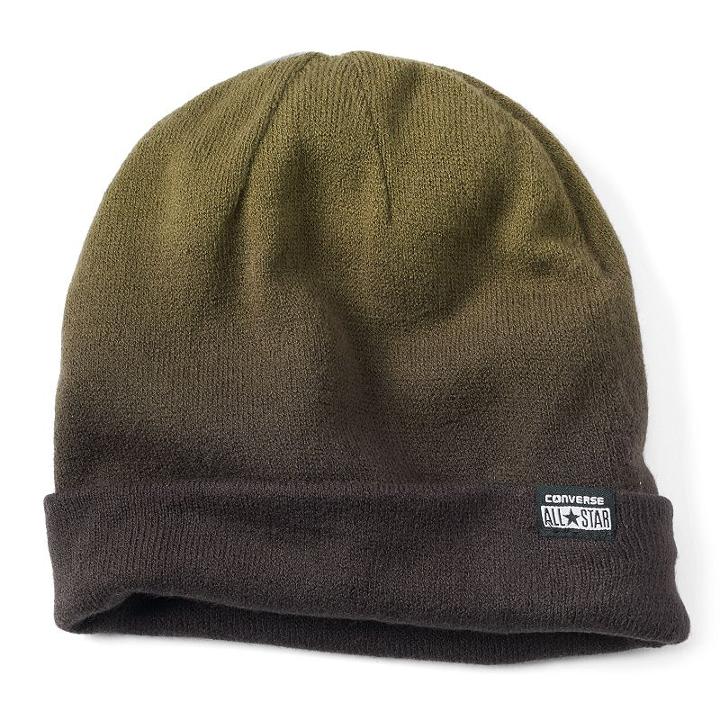 Unisex Converse Ombre Rolled Cuff Beanie, Grey