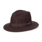Men's Scala Wool Felt Flat Bill Safari Hat, Size: Xl, Multicolor