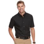 Men's Croft & Barrow&reg; Classic-fit Easy-care Button-down Shirt, Size: Large, Black