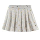 Girls 7-16 So&reg; French Terry Nep Foil Patterned Circle Skirt, Size: Xl/14, Blue