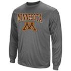 Men's Campus Heritage Minnesota Golden Gophers Gradient Tee, Size: Large, Grey (charcoal)