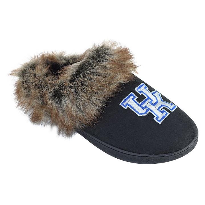 Women's Kentucky Wildcats Scuff Slippers, Size: Xl, Black