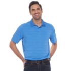 Men's Croft & Barrow&reg; Cool & Dry Classic-fit Space-dye Performance Polo, Size: Small, Med Blue