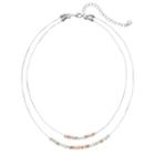 Lc Lauren Conrad Brown Beaded Double Strand Necklace, Women's, Lt Brown