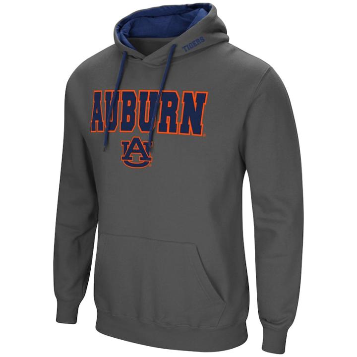 Men's Auburn Tigers Pullover Fleece Hoodie, Size: Large, Oxford