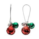 Jingle Bell Drop Earrings, Women's, Multicolor