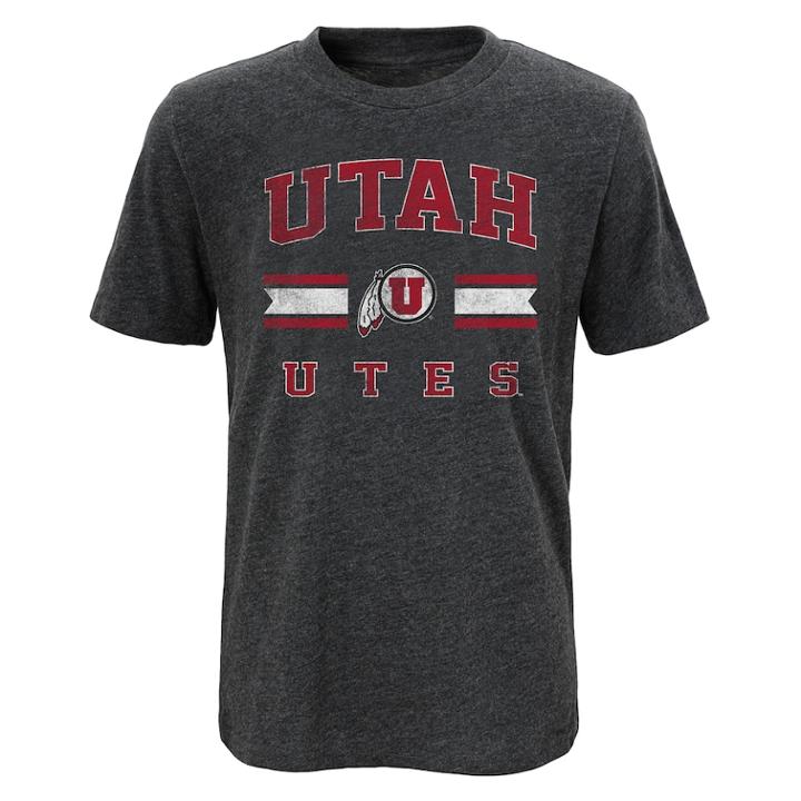 Boys 4-18 Utah Utes Player Pride Tee, Size: 16-18, Grey