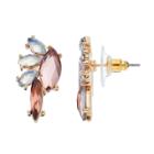 Lc Lauren Conrad Marquise Cluster Nickel Free Drop Earrings, Women's, Multicolor