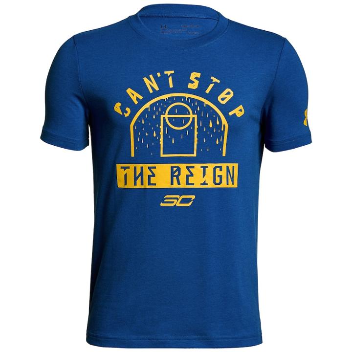 Boys 8-20 Under Armour Sc30 Curry Tee, Size: Large, Blue