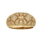 1/3 Carat T.w. Igl Certified Diamond 14k Gold Art Deco Wedding Ring, Women's, Size: 6, White
