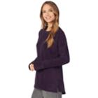 Women's Cuddl Duds Fleece Lounge Pullover, Size: Xl, Med Purple