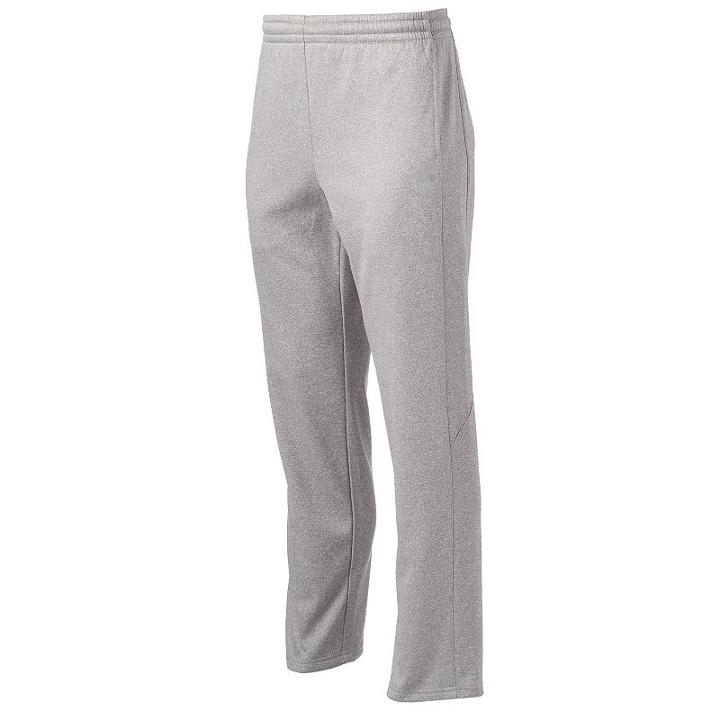Men's Tek Gear&reg; Performance Fleece Pants, Size: Large, Light Grey