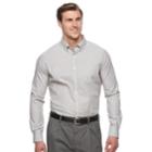 Big & Tall Croft & Barrow&reg; Classic-fit Stretch Woven Button-down Shirt, Men's, Size: 2xb, Green