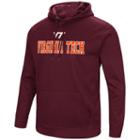 Men's Campus Heritage Virginia Tech Hokies Sleet Pullover Hoodie, Size: Medium, Med Red