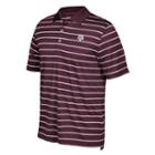 Men's Adidas Texas A & M Aggies Striped Golf Polo, Size: Small, Dark Red