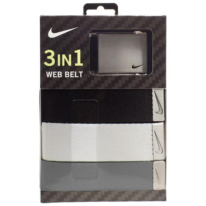 Men's Nike 3-in-1 Golf Web Belt Pack, Black