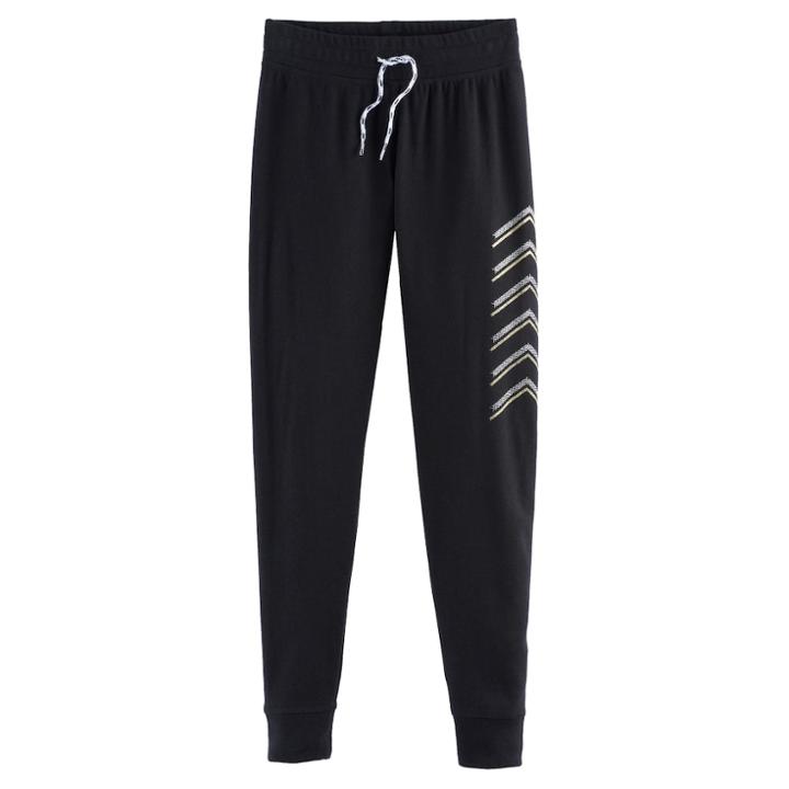 Girls 7-16 & Plus Size So&reg; Fleece-lined Jogger Pants, Size: 7-8, Black