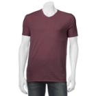 Men's Apt. 9 Solid V-neck Tee, Size: Medium, Red