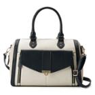 Apt. 9&reg; Olivia Double Zip Barrel Bag, Women's, White Oth