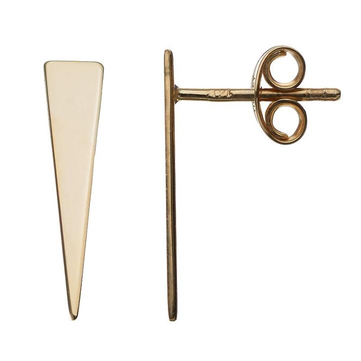 14k Yellow Gold Stud Earrings, Women's