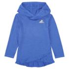 Girls 4-6x Adidas Ruffled Tulip-hem Hoodie, Size: 6, Lt Purple