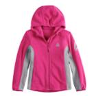 Girls 7-16 Reebok Polar Fleece Midweight Jacket, Size: 14-16, Pink