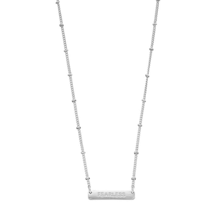 Lc Lauren Conrad Fearless Bar Necklace, Women's, Silver