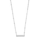 Lc Lauren Conrad Fearless Bar Necklace, Women's, Silver