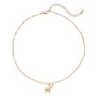 Lc Lauren Conrad Elephant Pendant Necklace, Women's, Gold