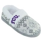 Women's Tcu Horned Frogs Snowflake Slippers, Size: Small, Team