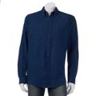 Big & Tall Croft & Barrow&reg; Classic-fit Plaid Flannel Button-down Shirt, Men's, Size: Xl Tall, Blue