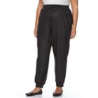 Plus Size French Laundry Solid Jogger Pants, Women's, Size: 3xl, Oxford