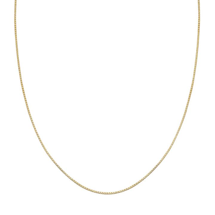 Primrose 14k Gold Over Silver Box Chain Necklace - 18 In, Women's, Size: 18