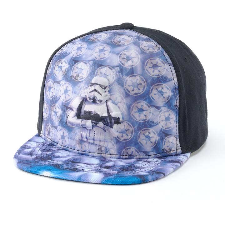 Boys 4-20 Star Wars 3d Storm Trooper Cap, Multicolor