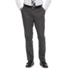 Men's Apt. 9&reg; Silk Touch Extra-slim Fit Stretch Flat-front Dress Pants, Size: 30x32, Med Grey