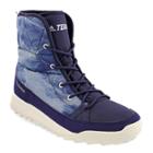 Adidas Outdoor Terrex Choleah Padded Cp Women's Waterproof Winter Ankle Boots, Size: 6, Med Blue