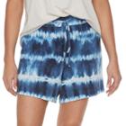 Plus Size Sonoma Goods For Life&trade; Everyday Essential Jersey Shorts, Women's, Size: 1xl, Blue