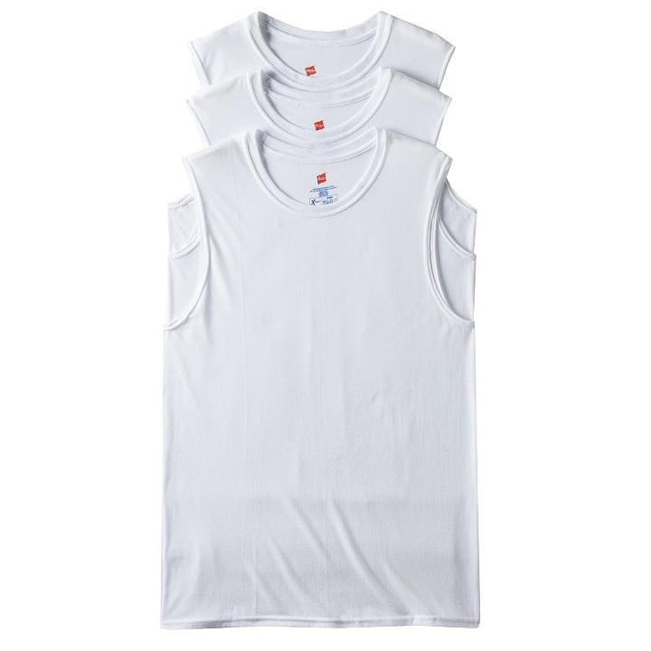Men's Hanes 3-pk. Ultimate X-temp Active Muscle Tee, Size: Medium, White