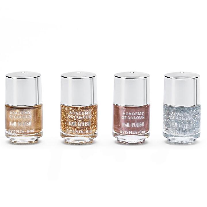 Madame Milly 4-pc. Metallic Nail Polish Set (metallics)