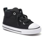 Toddler Boys' Converse Chuck Taylor All Star Street Mid Sneakers, Size: 9 T, Black