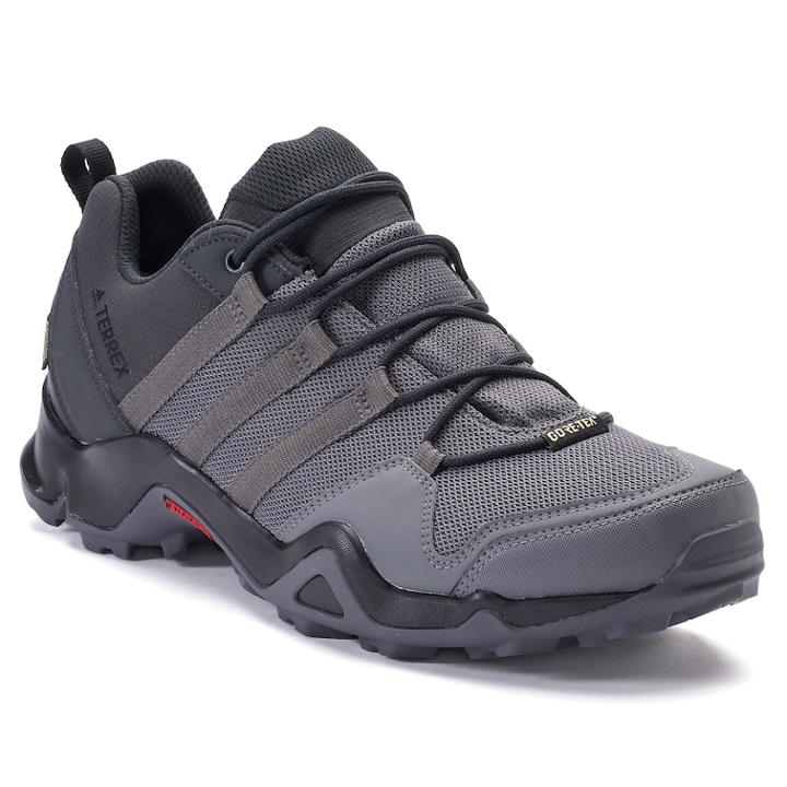 Adidas Outdoor Terrex Ax2r Gtx Men's Waterproof Hiking Shoes, Size: 10.5, Grey