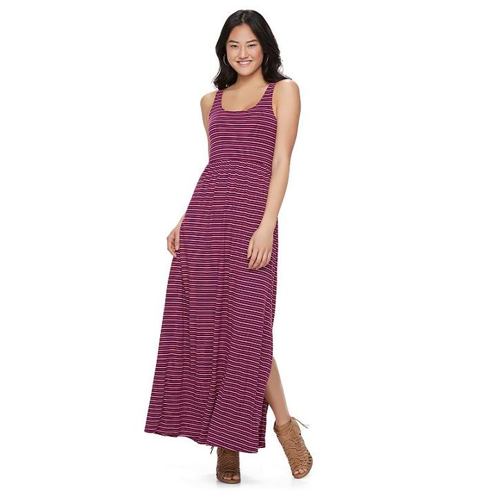 Juniors' So&reg; Crossback Maxi Dress, Girl's, Size: Medium, Pink