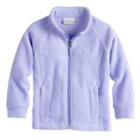 Baby Girl Columbia Three Lakes Fleece Jacket, Size: 3-6 Months, Brt Purple
